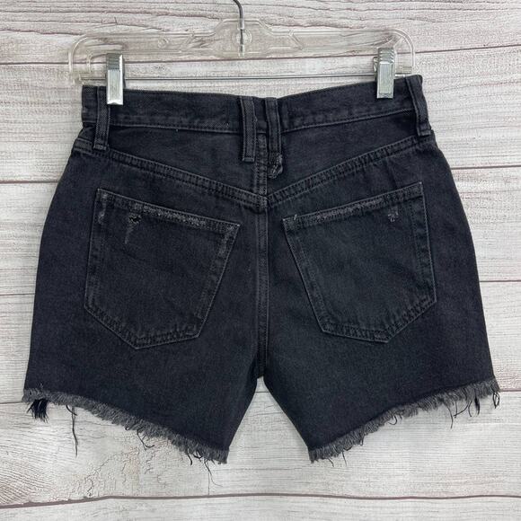 NWT Free People Makai Washed Black Cut Off Shorts Women's Size 24 - Picture 7 of 9